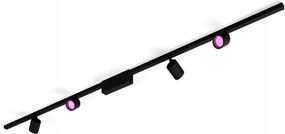 Philips Hue Perifo lištové svietidlo 4x Led, Rgb, 2040lm, čierne, smart