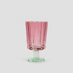 Pohár CASSIAR koralový / zelený 727177 220 ml