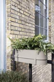 Balkónový box Bau – teplý sivý