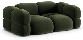 Zelená zamatová pohovka 210 cm Loretto – Cosmopolitan Design