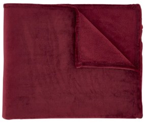 Červená prikrývka 200x240 cm Raschel - Catherine Lansfield