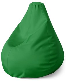 Sablio Sedací vak Pear Tmavozelená - 70 x 95 x 15 cm