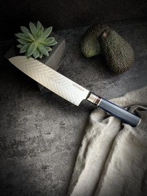 KATFINGER | Basic Resin "Santoku"  | sada damaškových nožů 2ks | KFs007