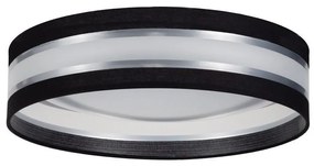 LED Stmievateľné stropné svietidlo SMART CORAL LED/24W/230V čierna/strieborná + DO