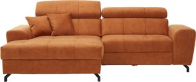 XXXLutz ROHOVÁ SEDAČKA, textil, oranžová Carryhome - Sedačky - 000812004401