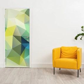 Fototapeta na dvere - Geometrická abstrakcia (95x205cm)