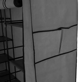 Šatníková skriňa OLENA antracitová