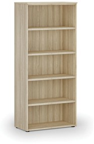 Kancelársky regál PRIMO WOOD, 1781 x 800 x 420 mm, dub prírodný