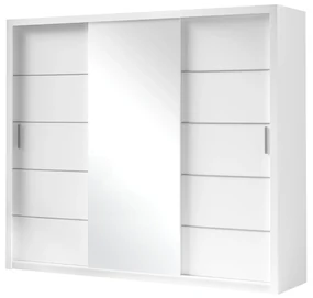 Posuvná skriňa so zrkadlom Kler SZ250 KE12, Farby: dub monastery / zrkadlo