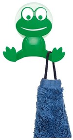 Zelený nástenný háčik Wenko Frog