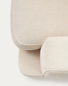 Béžová ženilková rohová pohovka (ľavý roh/s leňoškou) Gala – Kave Home