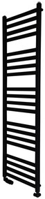Regnis LOX, vykurovacie teleso 430x1800mm, 715W, čierna matná, LOX180/40/D400/BLACK