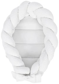 Biele hniezdočko pre bábätko 47x70 cm – Meowbaby