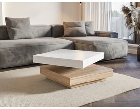 Konferenčný stolík TIMO biela/dub sonoma