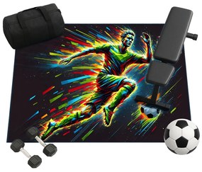 TZ Dizajnový koberec Futbal Rozmer: 120x170 cm