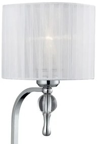 Retro stolová lampa Impress biele