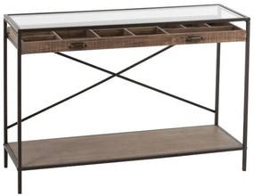 Drevený konzolový stolík so zásuvkou - 122 * 42 * 82 cm