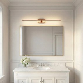 Toolight Toolight, LED nástenné svietidlo 60cm, 13W, 4000K, 1000lm, APP1896-1W, medená matná, OSW-66051