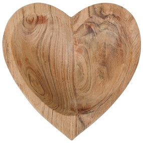 CÔTÉ TABLE Drevená miska v tvare srdca Coeur Dalbert