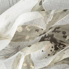 ZÁVES NA KRÚŽKOCH PATI 140X250 CM KVETY