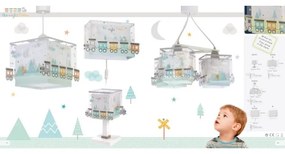 Dalber D-63534 - Detský luster TRAIN 3xE27/60W/230V