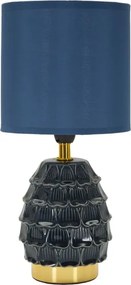 Stolná lampa Pigny 30,5 cm modrá