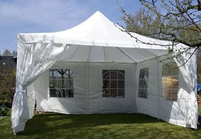 Garthen 411 Záhradný stan - biely, 4 x 4 m