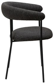 Antracitové kreslo Plenti – DAN-FORM Denmark