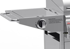 Plynový nerezový BBQ gril so 6 horákmi + bočným horákom CHICAGO