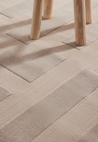 Koberec Elle Decoration Perles Onyx béžový / krémový