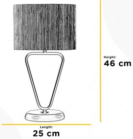 ONLI - Stolná lampa MADU 1xE27/22W/230V 46 cm