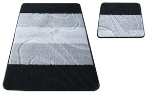 Sada kúpeľňových koberčekov Montana 05 čierna