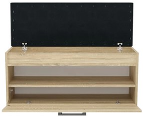 Botník (skrinka na topánky) Puntuable 1 (dub sonoma). Akcia -19%. Vlastná spoľahlivá doprava až k Vám domov. 1132601