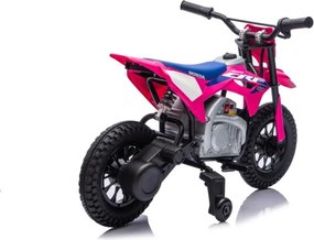 Elektrická motorka HONDA CFR450R ružová
