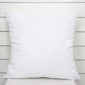 Biante Dekoračná obliečka na vankúš TF-100 Biele ornamenty s lístkami 70 x 90 cm