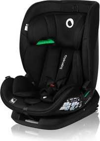 Lionelo - Otáčacia autosedačka so základňou LAVENDER i-Size 76-150 cm Black Carbon