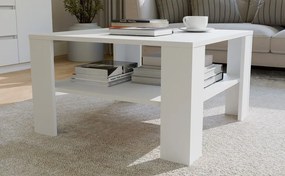 Konferenční stolek Square 68 cm bílý