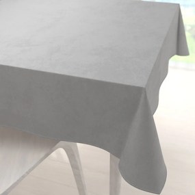 Biante Zamatový štvorcový obrus Velvet Prémium SVP-027 Svetlo sivý 130x130 cm