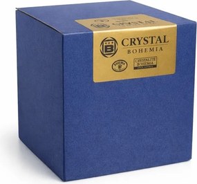 Crystal Bohemia svietnik Labuť 11 cm