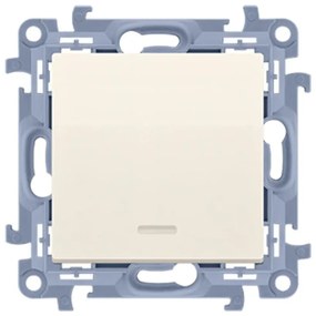 Jednopólový vypínač s podsvietením LED CW1L.01/41