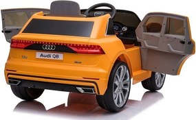 LEAN CARS Audi Q8 batéria auto JJ2066 žltá lakovaná