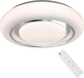Stropné LED svietidlo Megan, 1x LED 48w, 3000-6000k, w/ch, s ovládačom