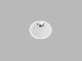 LED2 Kúpeľňové zápustné bodové LED osvetlenie ZERO, 7W, teplá biela, okrúhle, biele, IP43