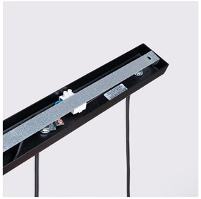 Čierne závesné svietidlo Gleam – Sollux