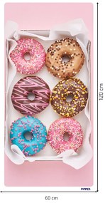 PIPPER. Samolepiaca textilná tapeta - Donuts 2