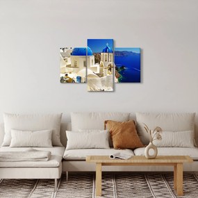 Obraz - Santorini, Grécko (90x60 cm)