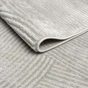 Angel Carpet, Kusový koberec Zafiro 25 Grey, 80x150, šedá, kancelária