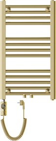 Mexen Mars, elektrické vykurovacie teleso 700 x 400 mm, 300 W, zlatá lesklá, W110-0700-400-2300-50