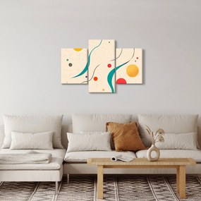 Obraz - Minimalistická farebná ilustrácia (90x60 cm)