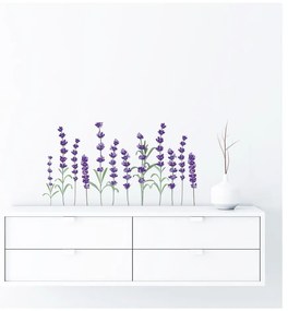 Sada samolepiek na stenu Ambiance Levanders